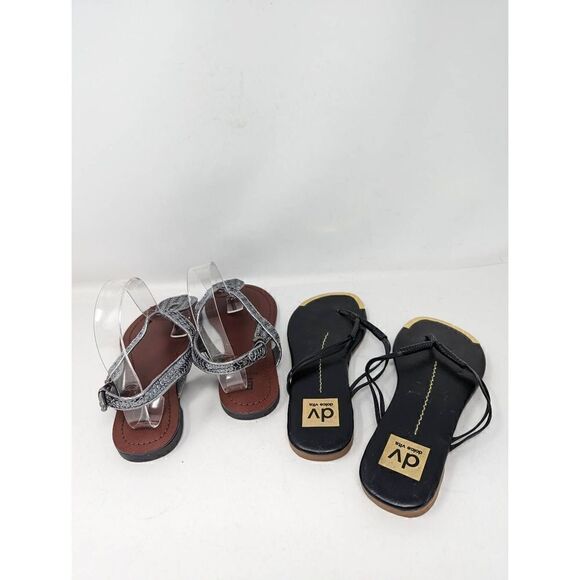 NEW SEQUIN SPARKLE BAKERS SANDALS - Picture 4 of 9